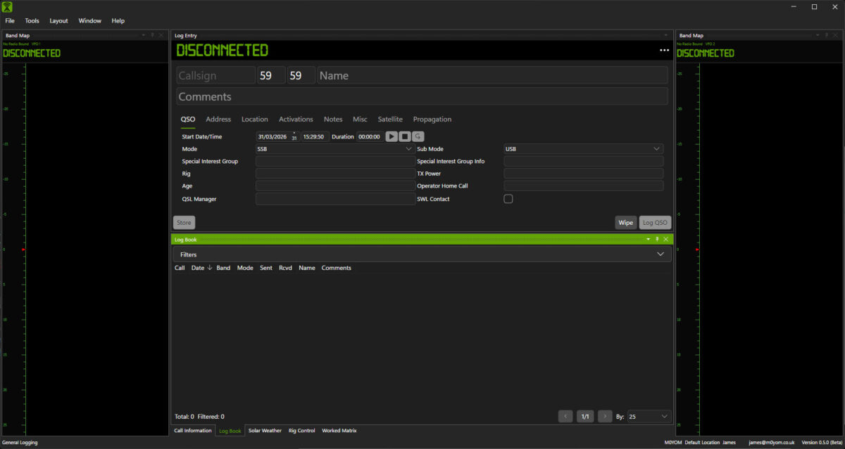 QSO Director Initial Layout
