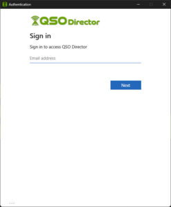 QSO Director Sign in Page