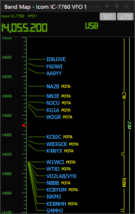 QSO Director Band Map