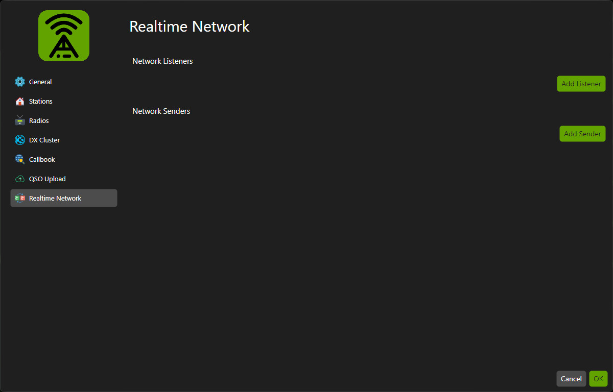 QSO Director Realtime Network Settings