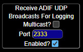 GridTracker ADIF UDP Config